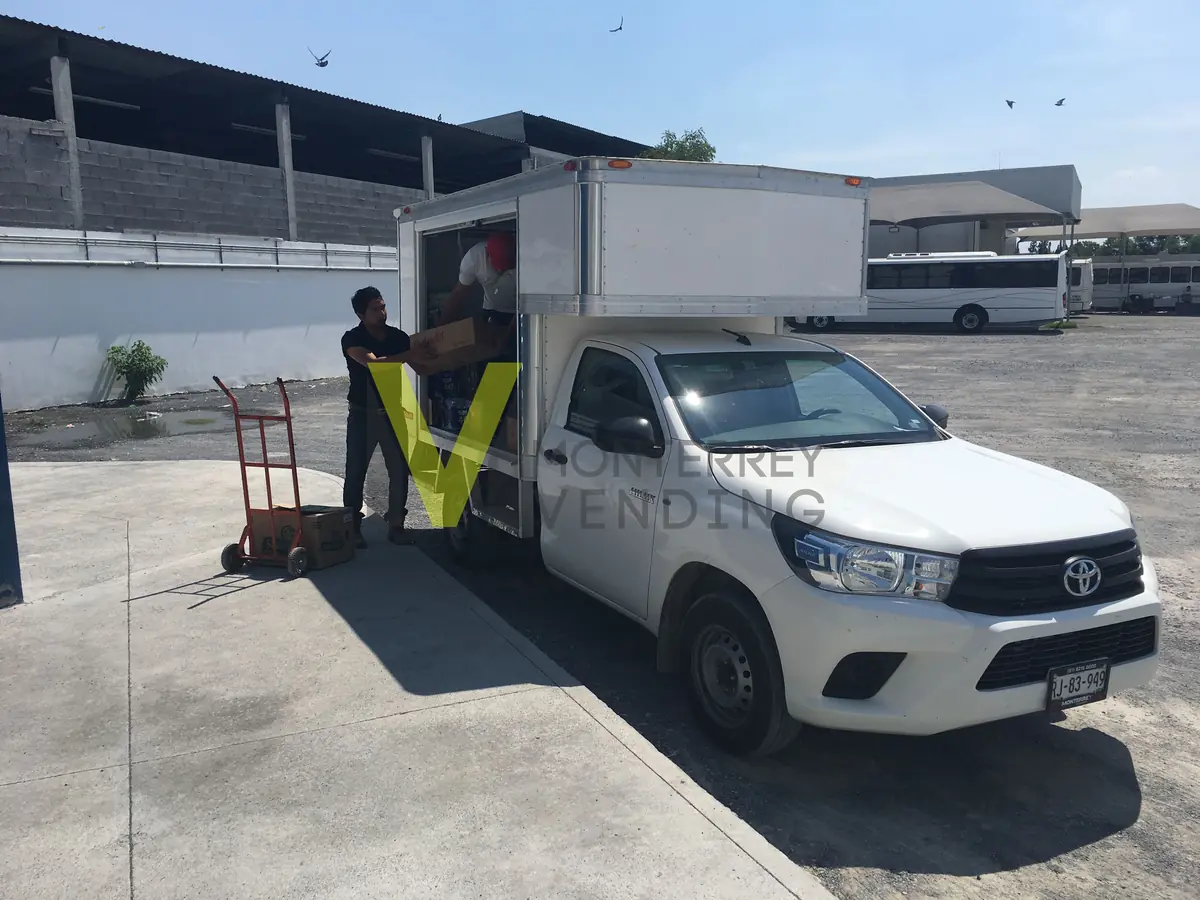 Camioneta de reparto de Monterrey Vending
